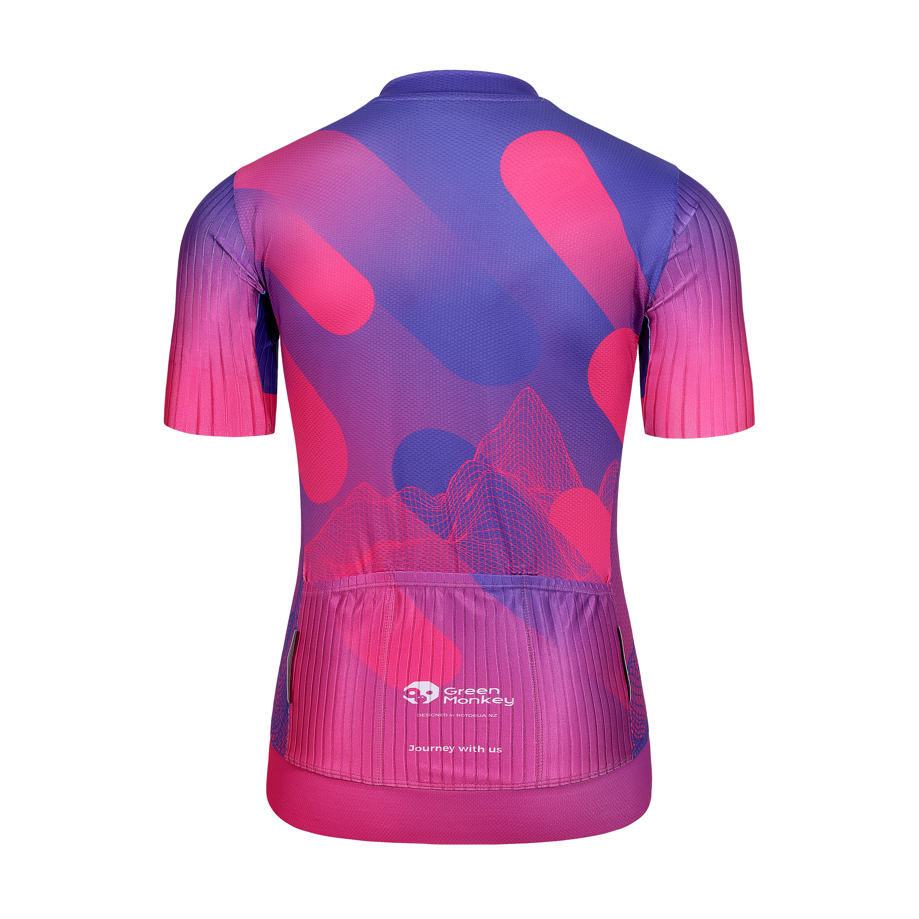 Pink Podium Jersey - High-Performance Cycling & Running Shirt for Women | Breathable & Moisture-Wicking Activewear for Competitions & Training