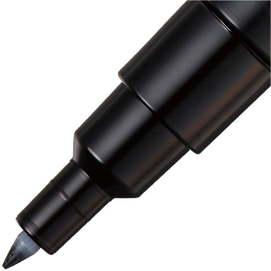 Mitsubishi Uni Posca Water-Based Paint Marker Set - Extra Fine Tip, 12 Vibrant Colors (PC-1M12C) - Perfect for DIY Crafts, Sketching, and Art Projects