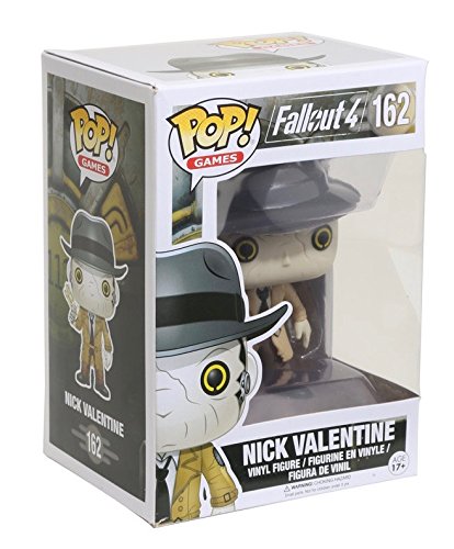 Funko POP Games: Fallout 4 Nick Valentine Collectible Vinyl Figure - Perfect for Gaming Displays, Office Decor & Gift for Fallout Fans