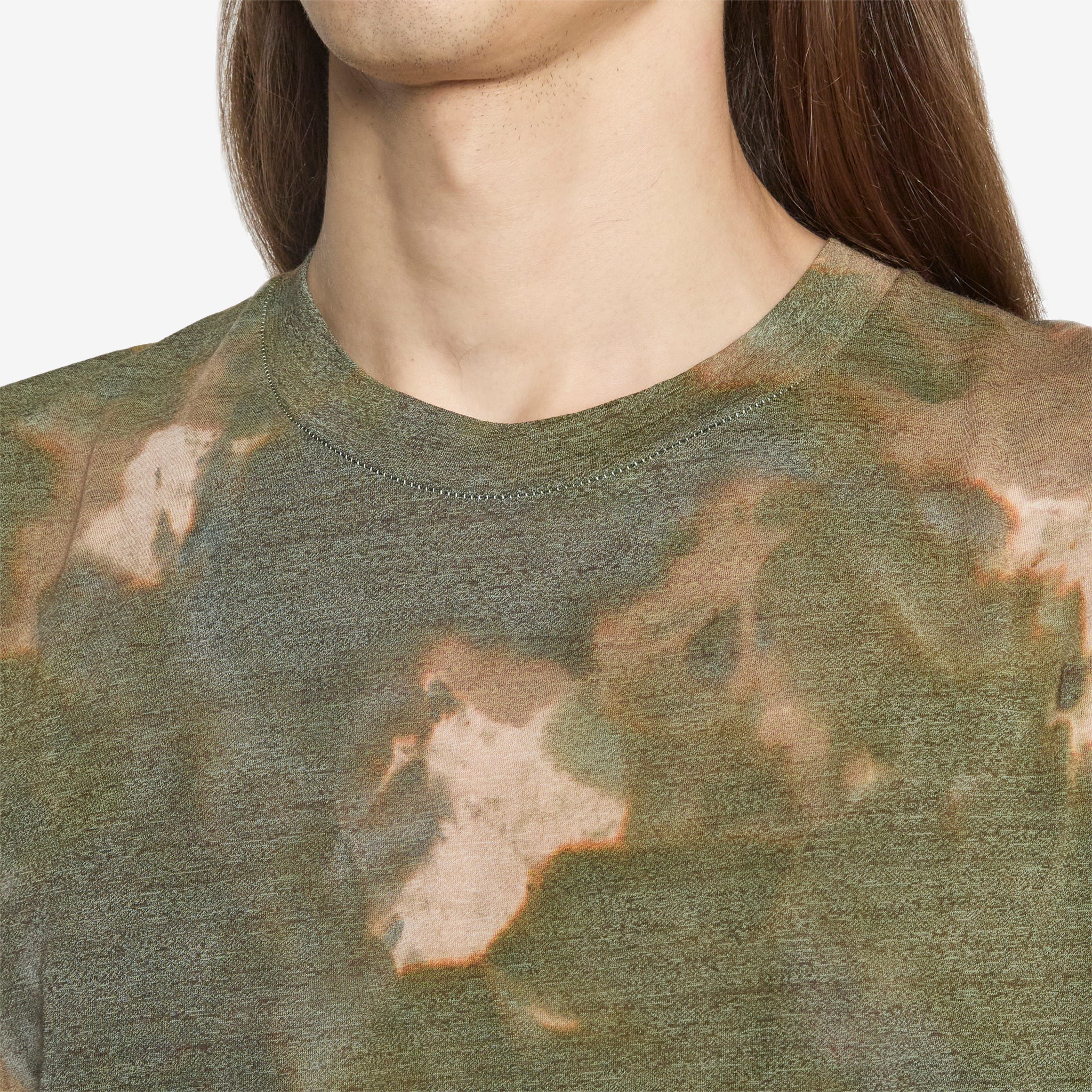 CloudMerino™ Cordura® Batik Military Olive T-Shirt - Durable & Comfortable Performance Tee for Outdoor Adventures & Tactical Wear