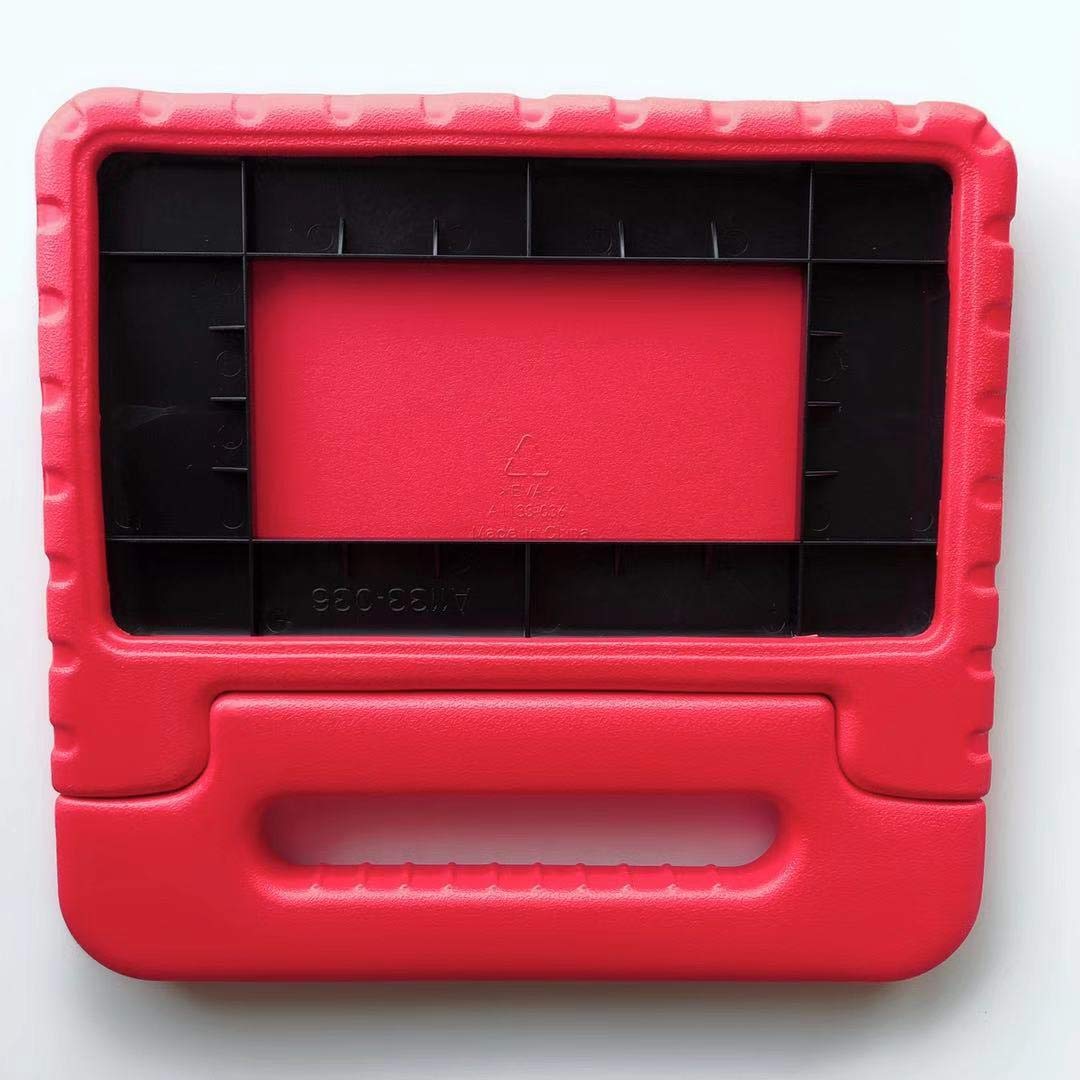 Shockproof Kids Tablet Case for Walmart Onn 8 Inch Android Tablet (Model ONA19TB002) - Ultra Lightweight Convertible Handle Stand Cover with Screen Protection - Perfect for School, Travel & Home Use (Red)