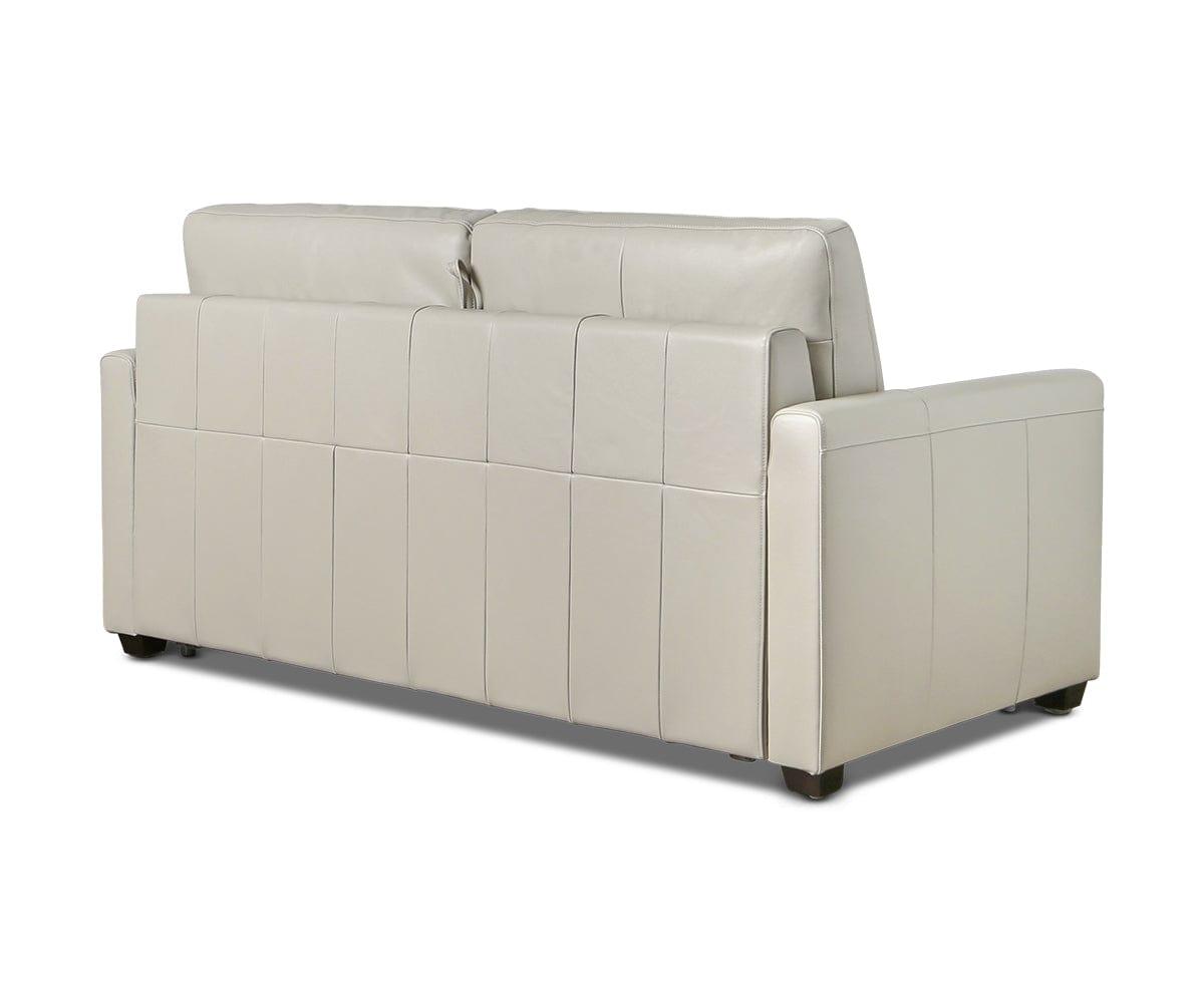 Premium Jonas Leather Full Sleeper Sofa Bed - Convertible Comfort for Living Rooms & Guest Rooms - Perfect for Small Spaces & Overnight Guests
