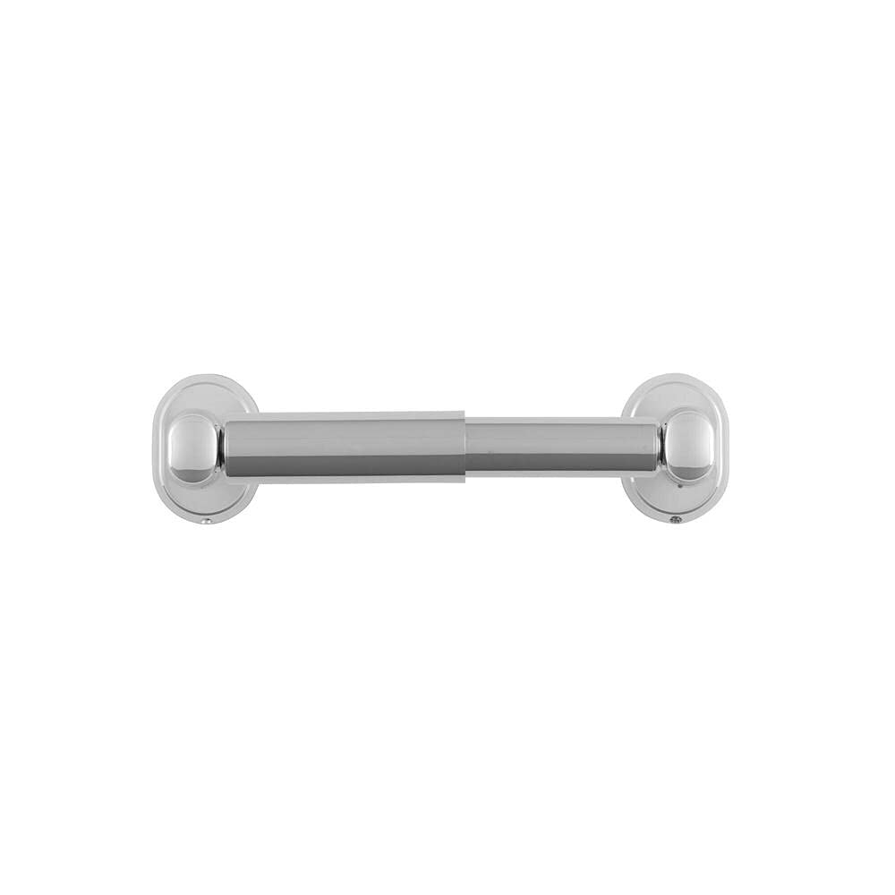 Chrome Double Post Toilet Paper Holder - Glacier Bay Treyburn Bathroom Tissue Roll Stand for Modern Home & Commercial Restrooms