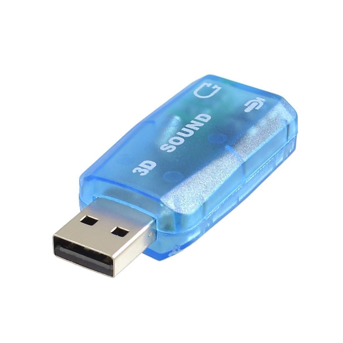 KraijjaRetail 3D Sound 5.1 Channel USB Audio Controller External Sound Card for PC, Laptop, Gaming & Home Theater - Enhanced Surround Sound for Movies, Music & Video Editing