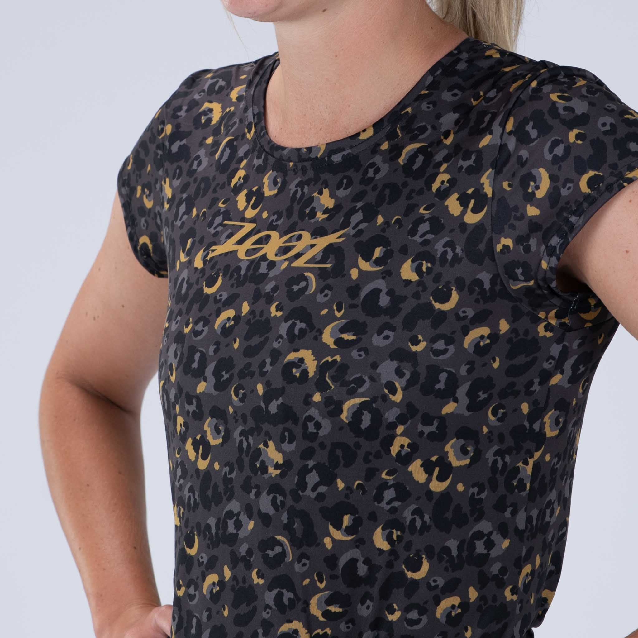 Women's Limited Run Cheetah Print T-Shirt - Soft & Comfortable Casual Tee for Running, Gym, and Everyday Wear