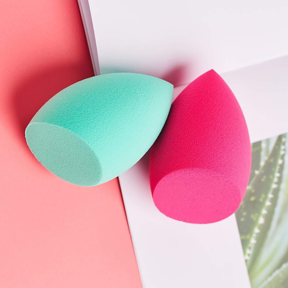 6-Pack Latex Makeup Sponge Blenders - Mini Beauty Sponges for Flawless Foundation & Concealer Application - Perfect for Travel, Professional Makeup & Everyday Use
