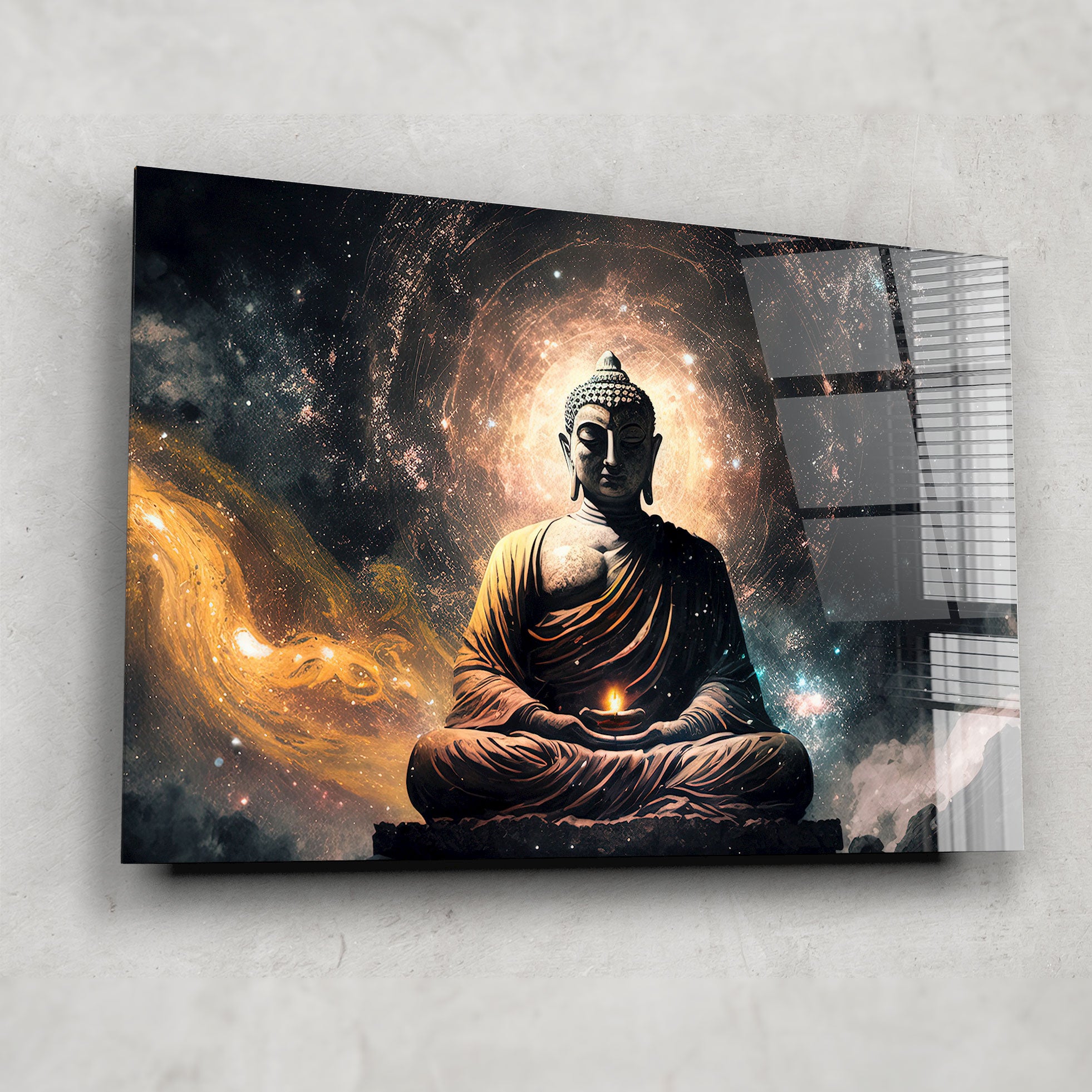 Buddha Enlightenment II Statue - Handcrafted Meditation Decor for Home, Office & Yoga Studio - Perfect for Zen Decor & Spiritual Gifts