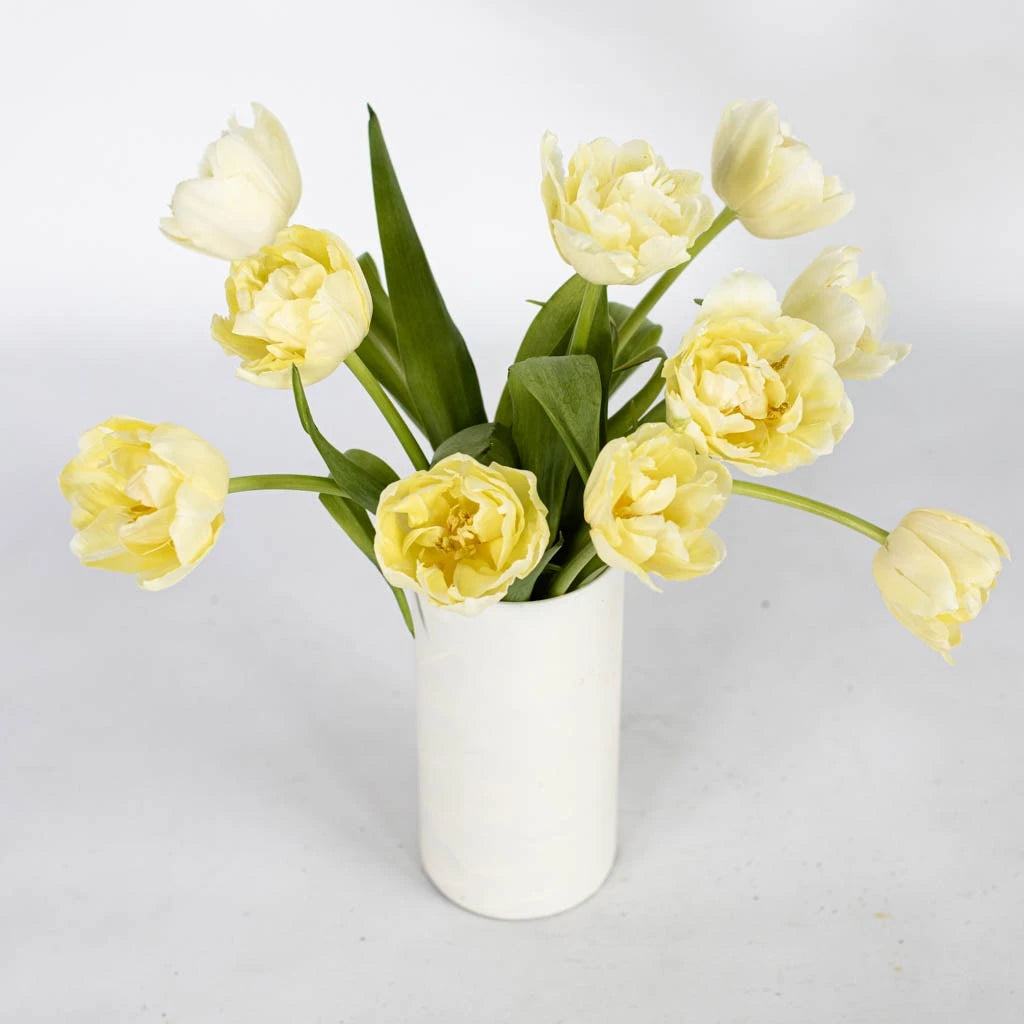 Avant Garde Double Tulips - Premium Artificial Silk Flowers for Home Decor, Wedding Centerpieces, and Floral Arrangements