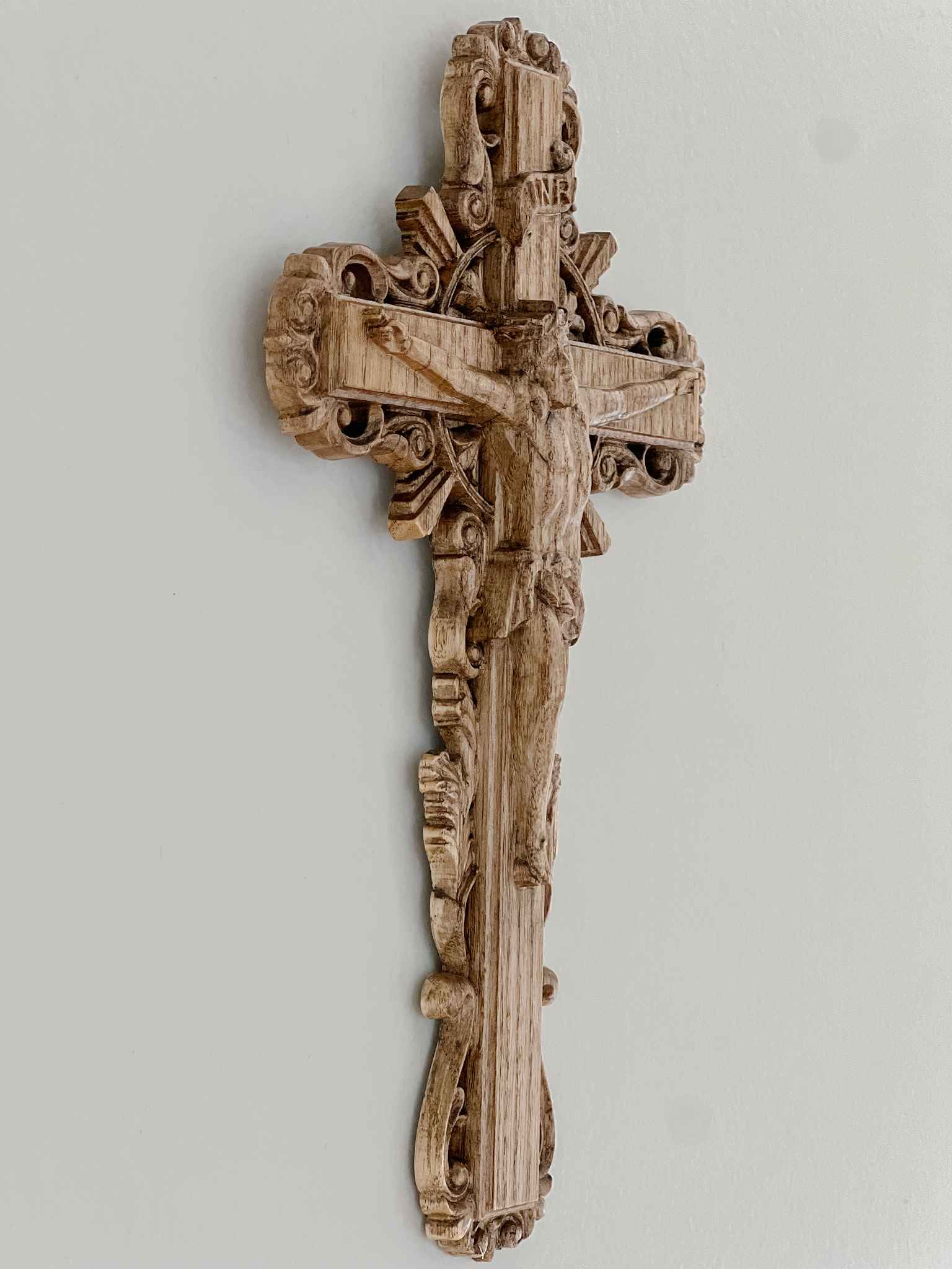 Ornate Crucifix - Elegant Religious Cross Pendant for Necklace - Perfect for Church, Gifts, and Devotional Jewelry