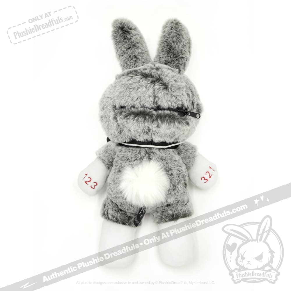 Plushie Dreadfuls OCD Rabbit - Soft Stuffed Animal Toy for Anxiety Relief, Mental Health Awareness & Comfort - Perfect for Therapy, Gifts, and Emotional Support