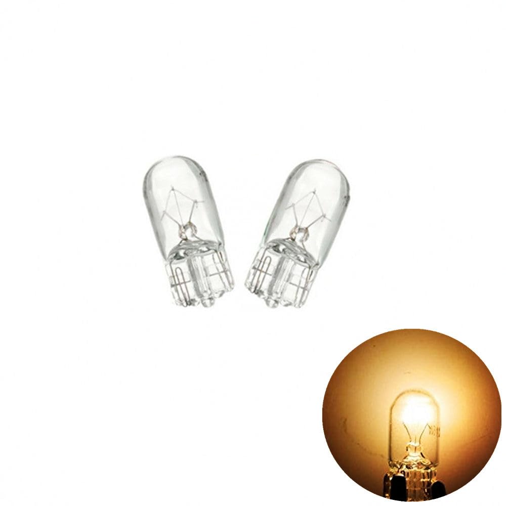 10Pcs DC 70V T10 3W 4300K 501 194 W5W W2.1x9.5d LED Bulbs - Compatible with Electric Bicycles, Motorcycles, Boats, Automotive & Landscape Lighting - Perfect for Night Riding, Vehicle Upgrades and Outdoor Decoration