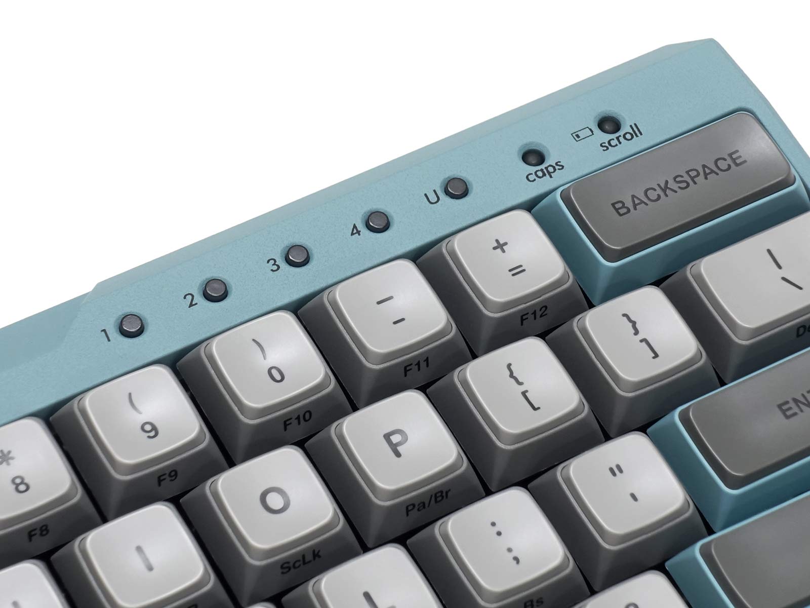 FILCO Majestouch Minila R Convertible 60% Mechanical Keyboard - Cherry MX Red Switches, Asagi Blue Color | Compact Design for Gaming, Typing & Office Use