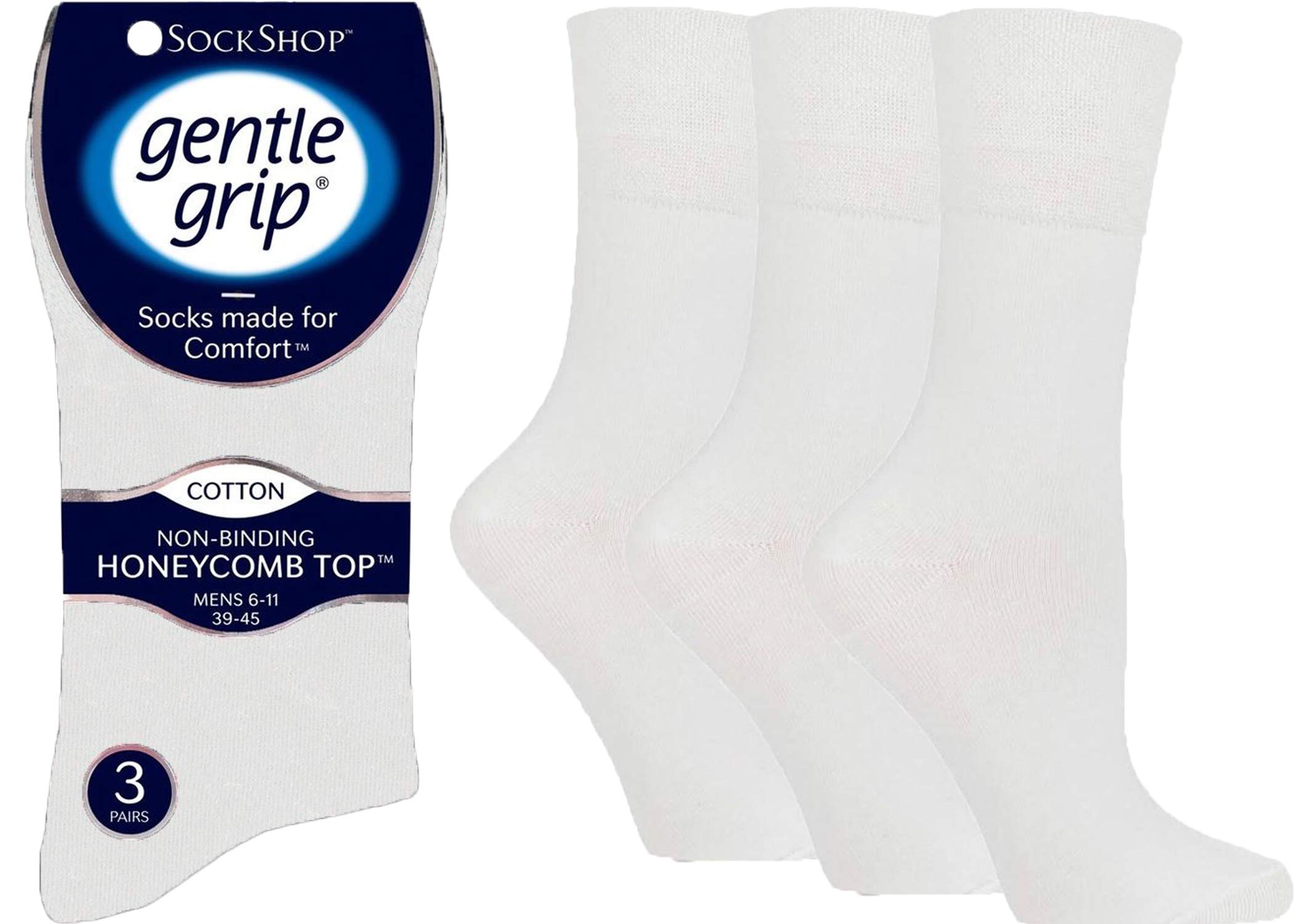 Breathable Cotton Socks for Men - Soft Non-Elastic Crew Socks | Perfect for Casual Wear, Office & Everyday Comfort