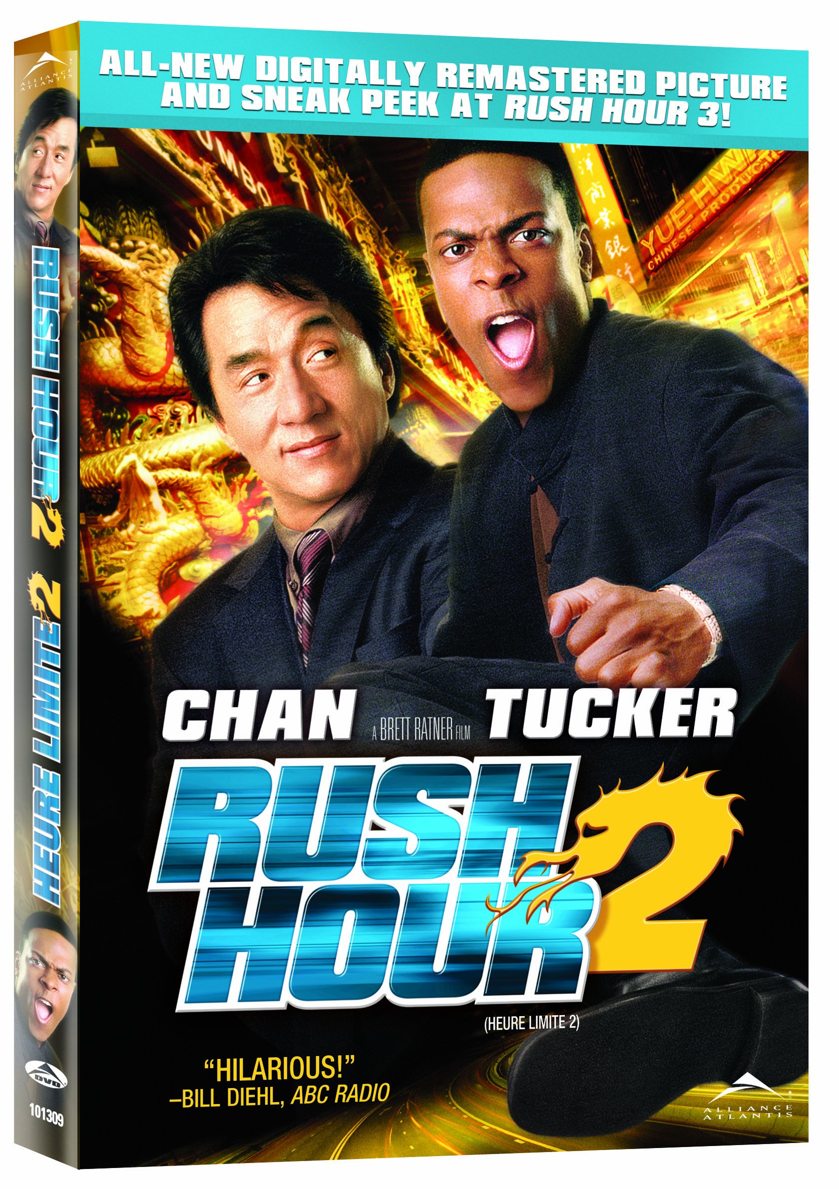 Rush Hour 2 (WS) - Action Comedy Movie DVD - Jackie Chan & Chris Tucker - Perfect for Movie Nights & Gifts