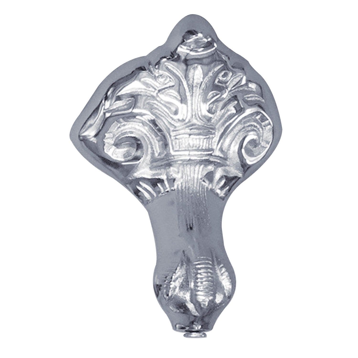 Aqua Eden VCTNF1 4-Piece Eagle Claw Cast Iron Tub Feet Set - Polished Chrome Finish for Vintage & Modern Bathtubs - Bathroom Decor & Home Renovation