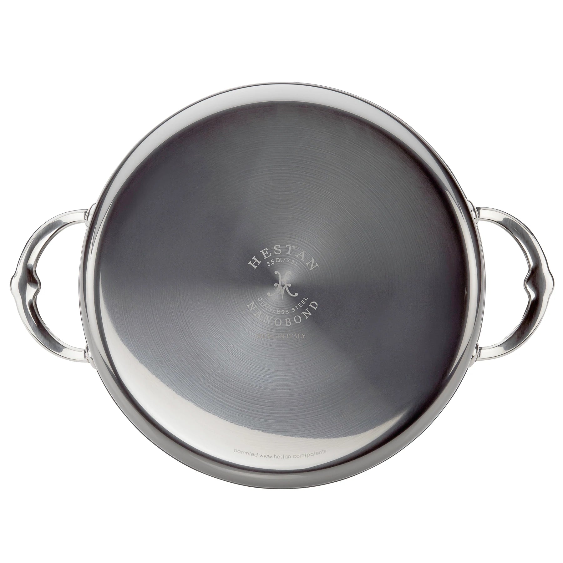 Hestan Nanobond 3.5 Quart Nonstick Saute Pan - Premium Induction Cookware for Professional Chefs & Home Cooking - Perfect for Searing, Frying & Sauteing Vegetables, Meat & Pasta Dishes