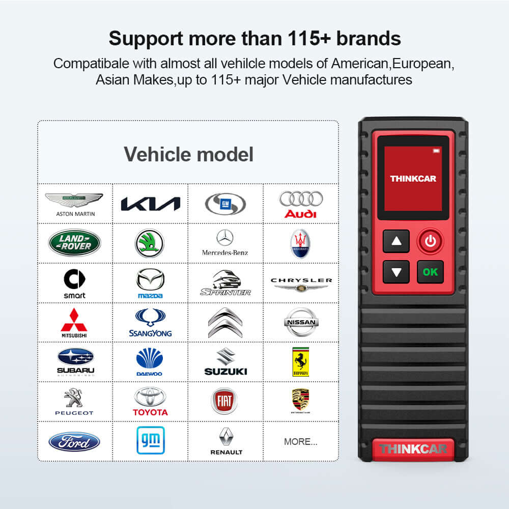 THINKCAR® THINKTPMS G2 TPMS Sensor Relearn Tool for Car Tire Pressure Monitoring System - Compatible with Most Vehicles, Easy Reset for Accurate Readings (Perfect for Mechanics & DIY Auto Repairs)