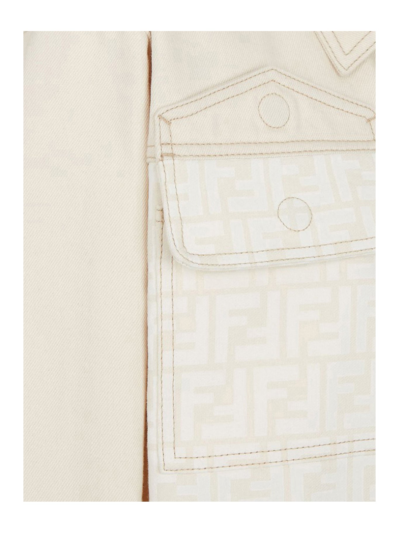 FF White Denim Blouson Jacket - Stylish Women's Casual Outerwear for Spring & Fall | Perfect for Streetwear, Date Nights & Weekend Outings