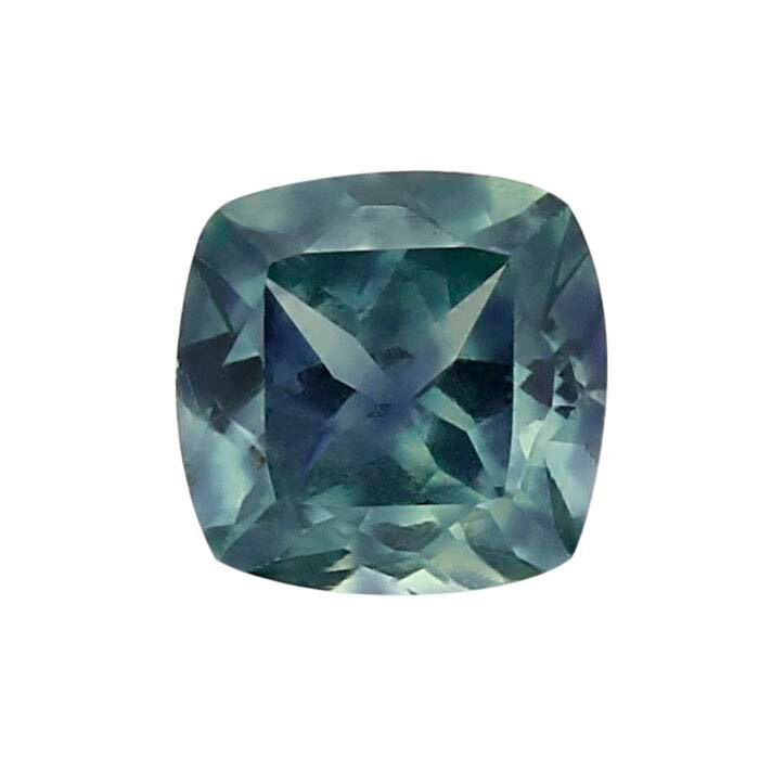 Natural Montana Teal Blue Sapphire Loose Stone - 3.4mm Cushion Cut, VS Clarity, September Birthstone - Mined & Cut in USA | Perfect for Engagement Rings, Birthstone Jewelry & Custom Designs