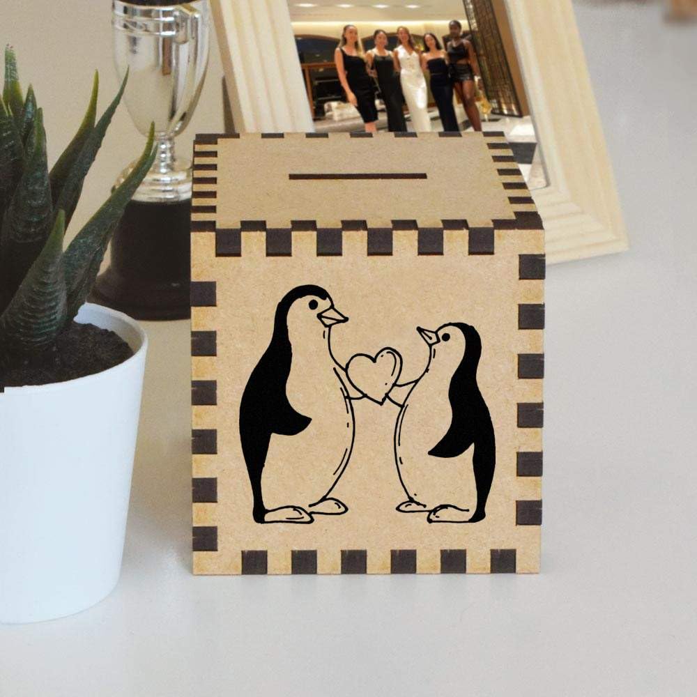 Penguin-Themed Money Box & Piggy Bank for Savings - Cute Collectible Gift for Kids & Adults (MB00074723) - Perfect for Birthday Presents, Home Decor, and Financial Education