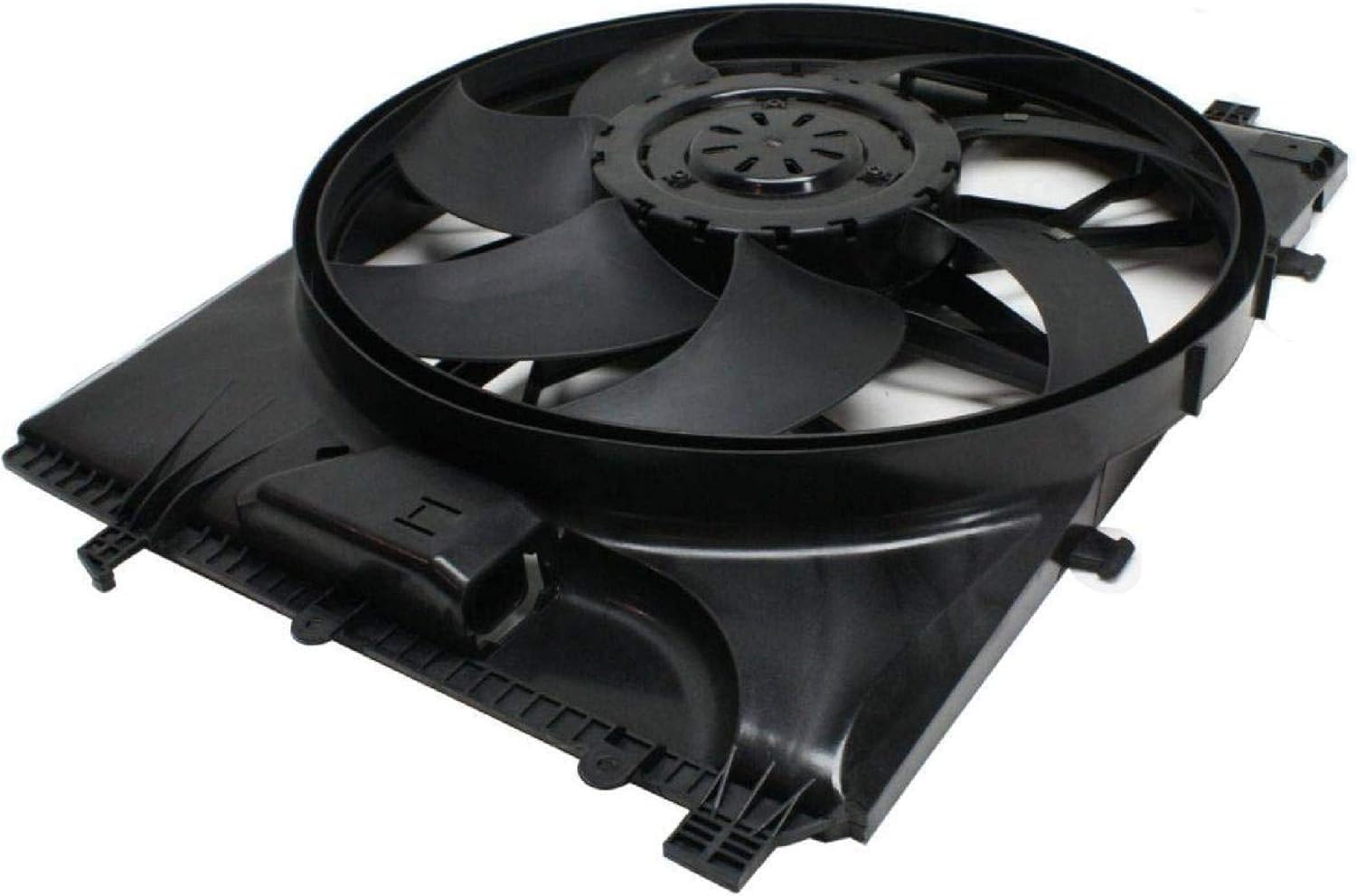 High-Quality 621-373 Engine Radiator Cooling Fan Assembly Compatible with Mercedes-Benz C230 C250 C300 C350 C63 AMG E250 E300 E350 E400 E550 GLK250 GLK300 GLK350 CLA250 GLA200 GLA250 CLS400 SLC200 - OEM MB3115122 2045000293 Replacement Part - Perfect for Engine Cooling & Overheating Prevention
