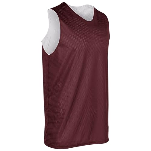 Maroon, White