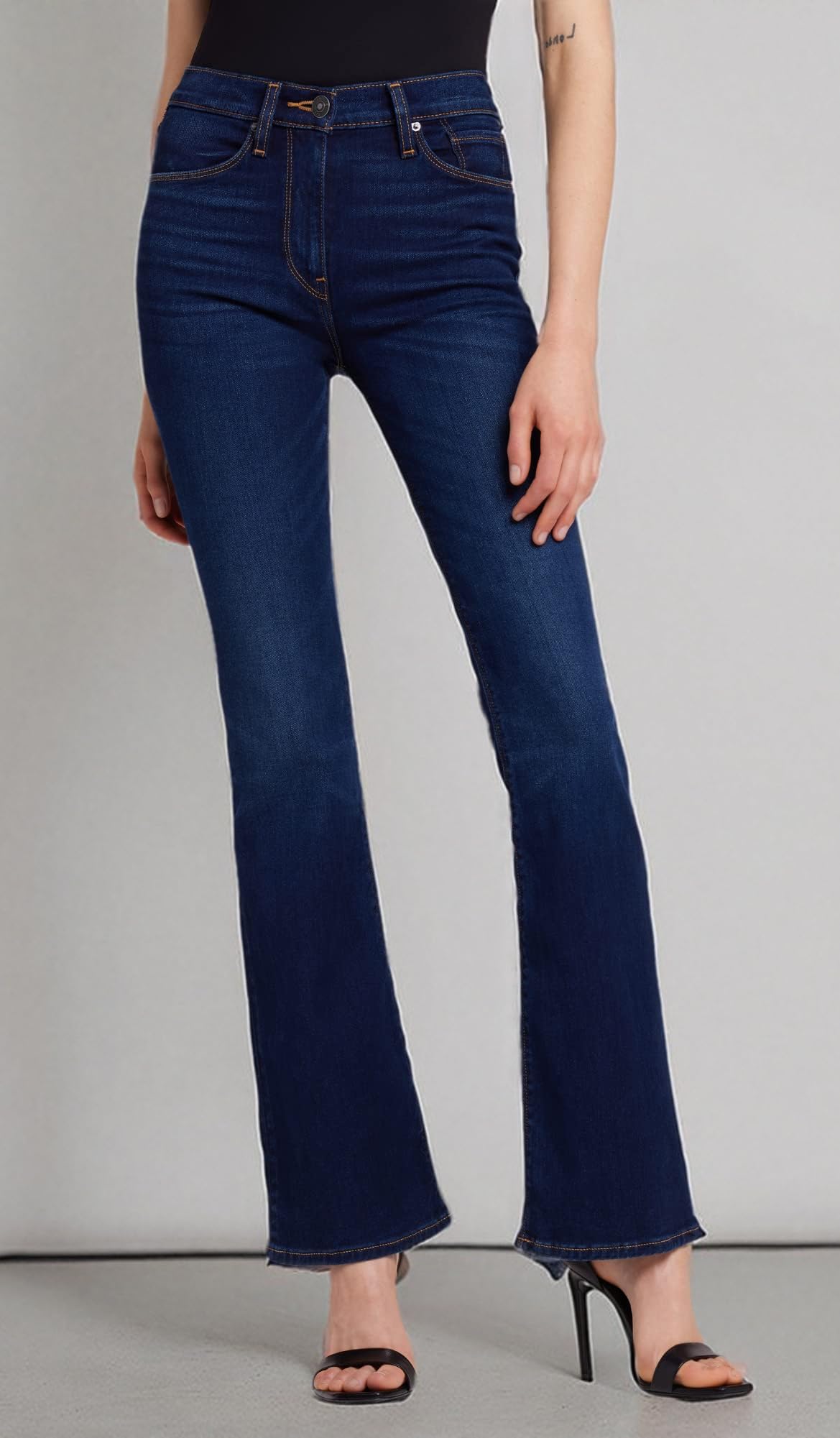 HUDSON Women's Barbara High Rise Bootcut Jeans - Stretch Denim Pants for Casual & Work Wear | Comfortable & Stylish Women's Fashion Jeans for Everyday Outfits