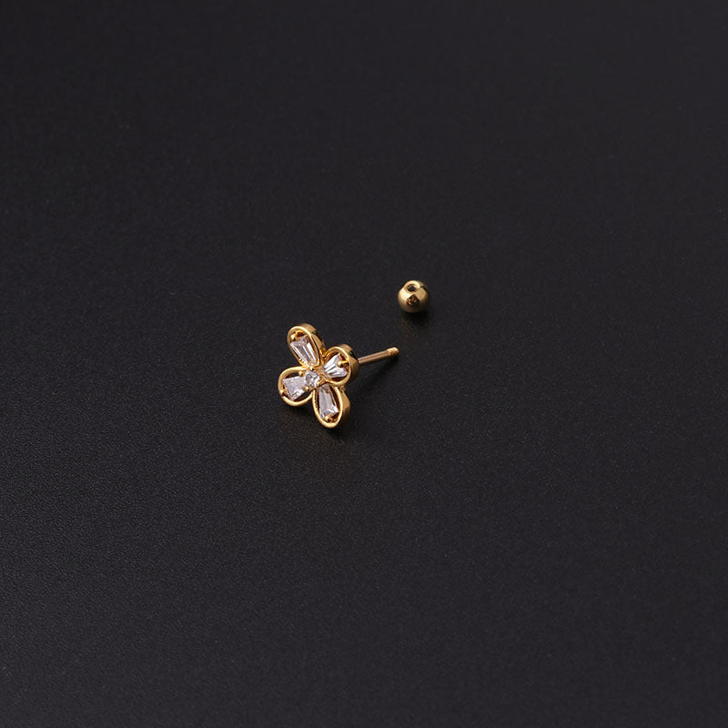 20G Cartilage Tiny Heart Stud Earrings - Cute Small Gold/Silver Piercing Jewelry for Women | Perfect for Daily Wear, Parties & Gifts