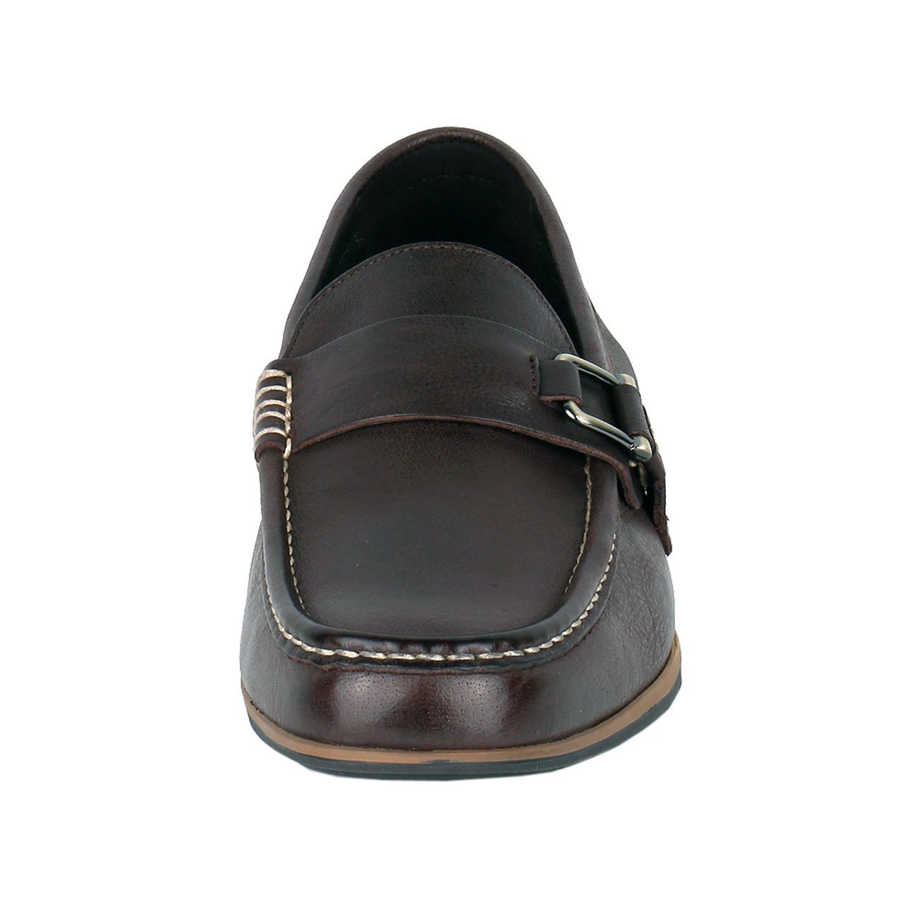 Jota Men's 2 Inch Height Increasing Loafers - Chocolate Brown (JWC507BR) | Comfortable Elevator Shoes for Work, Dating & Formal Occasions