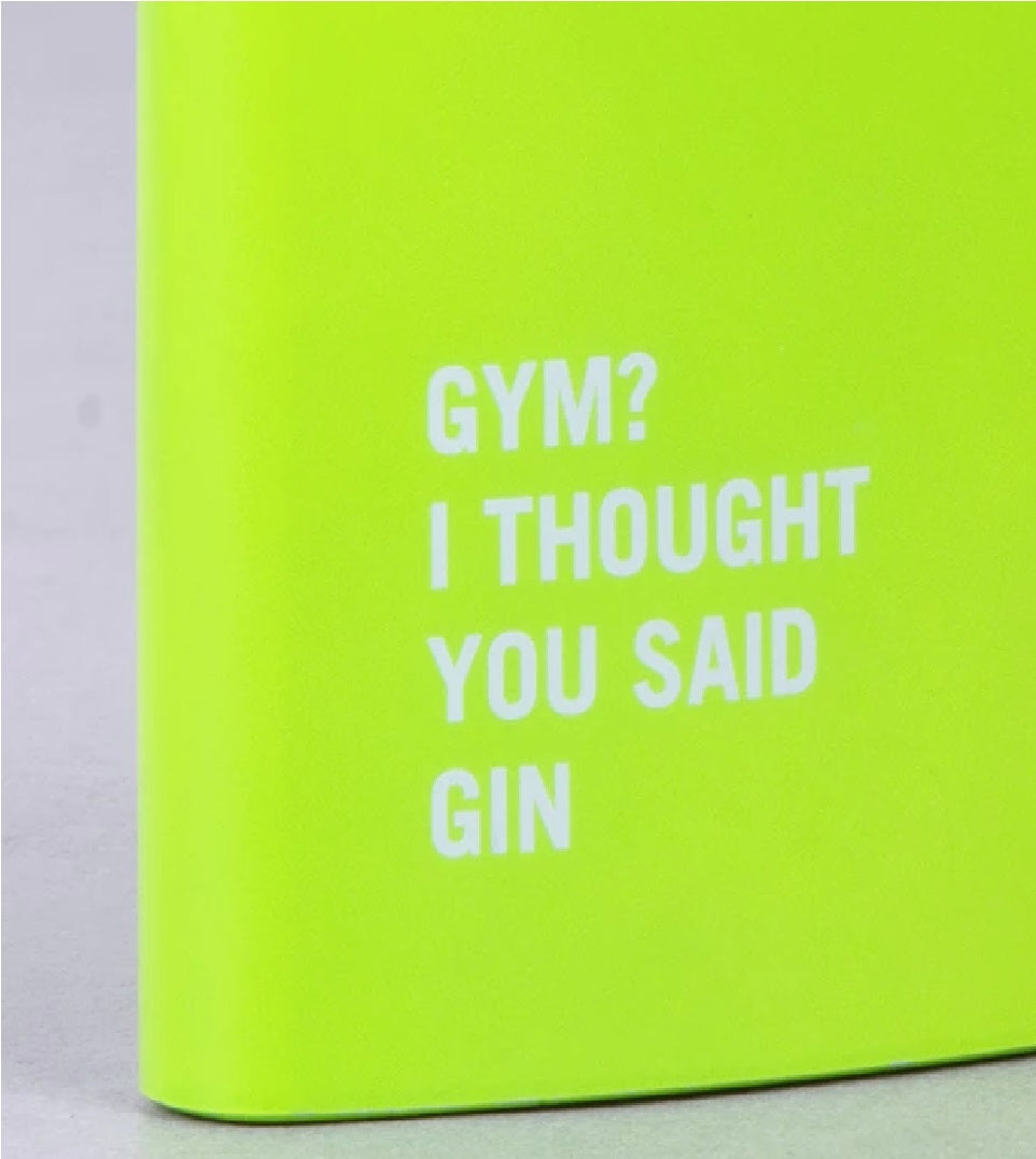 175ml Stainless Steel Hip Flask with Funny Quotes - Green Engraved Whiskey Flask for Men, Perfect for Outdoor Adventures, Camping, Gifts & Parties