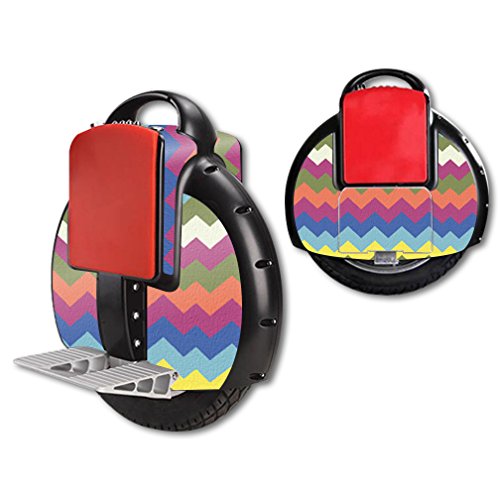 MightySkins Protective Skin Wrap Cover Sticker for Airwheel X3 Self Balancing Electric Unicycle Scooter - Earth Chevron Design | Durable Scratch Protection for Commuting & Outdoor Adventures