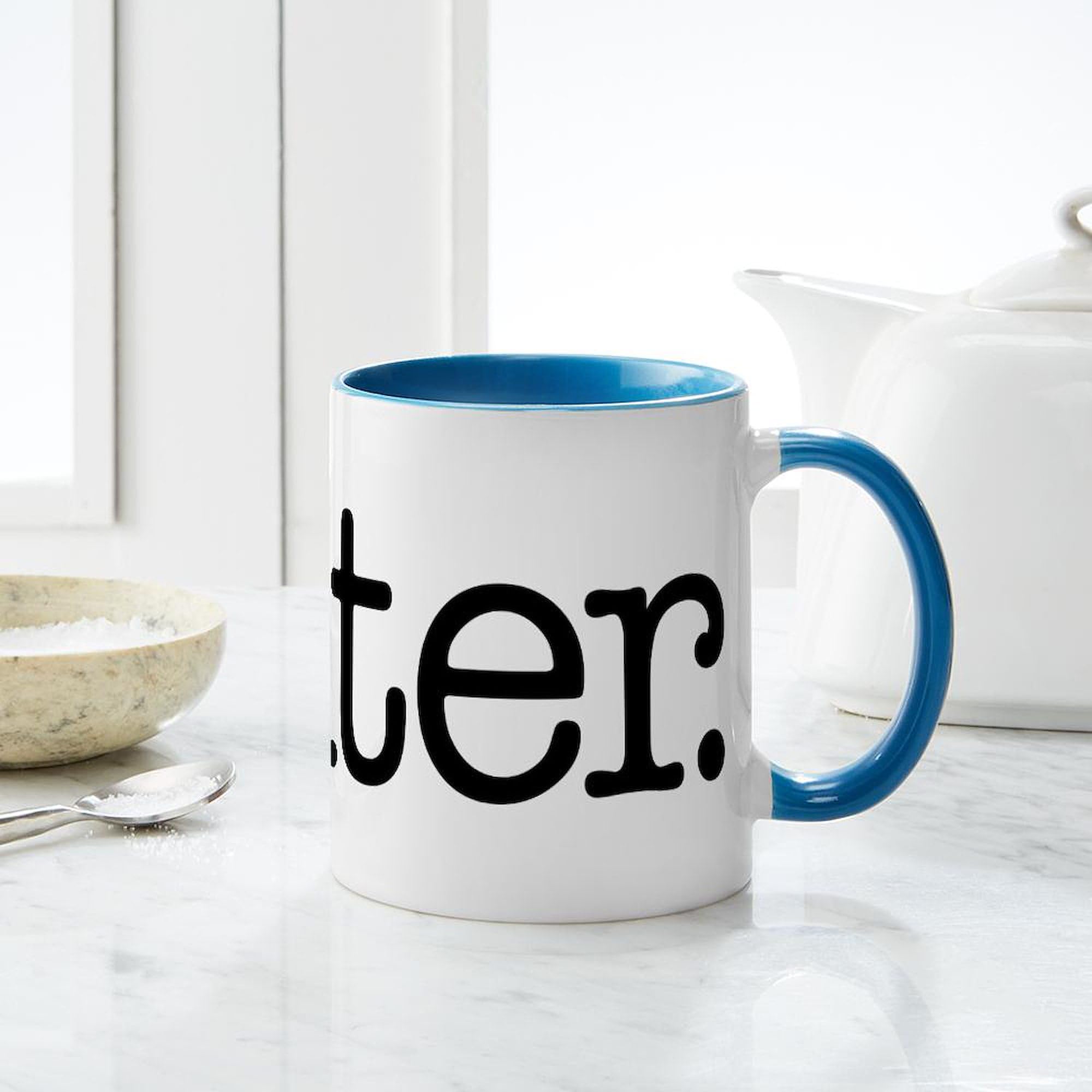 11 oz (325 ml) Ceramic Coffee Mug for Writers - Perfect for Tea, Coffee & Hot Drinks - Ideal for Office, Home & Gifts