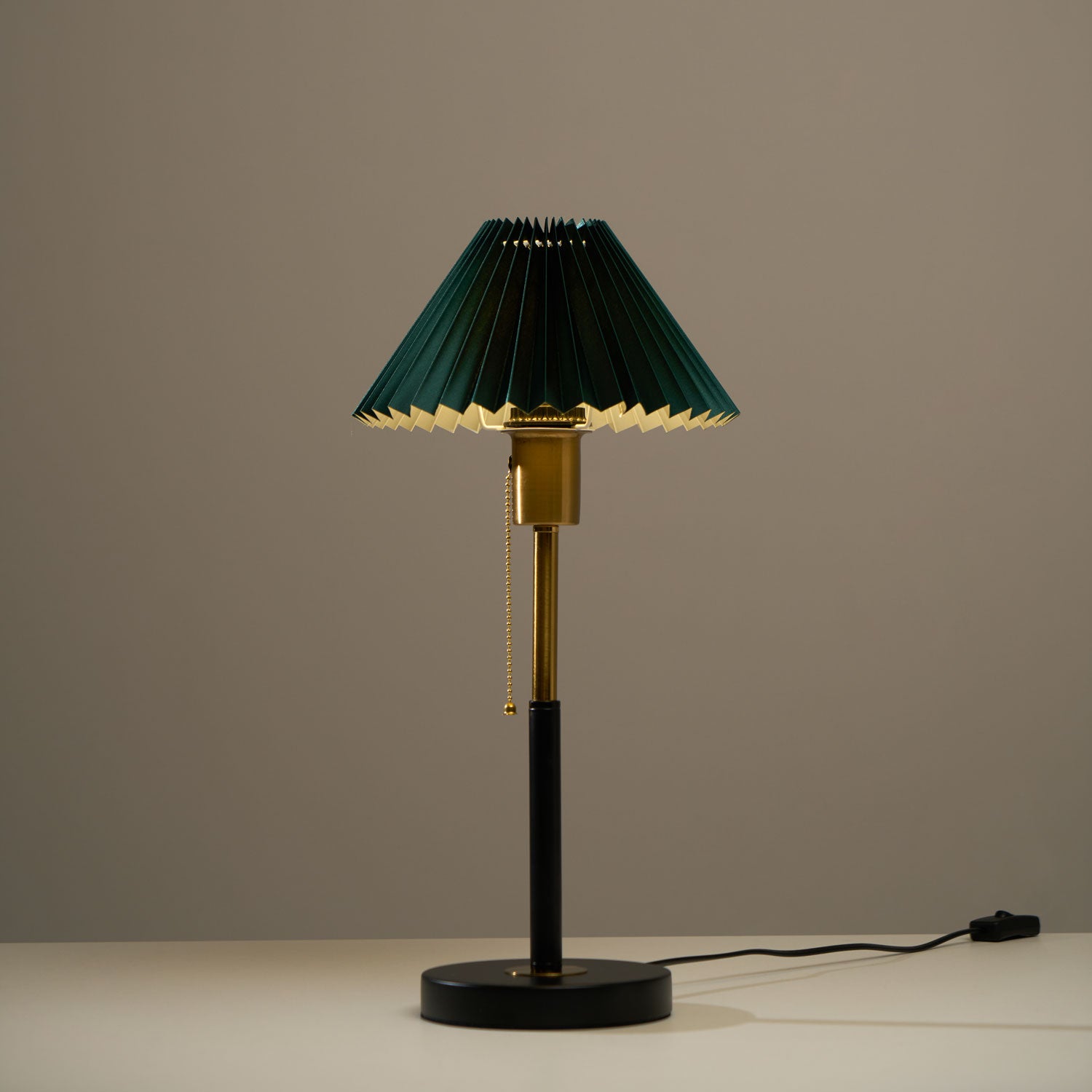 Lumi Pleated Table Lamp - Modern LED Bedside Light for Bedroom, Living Room & Office - Dimmable Nightstand Lamp with USB Port & Touch Control