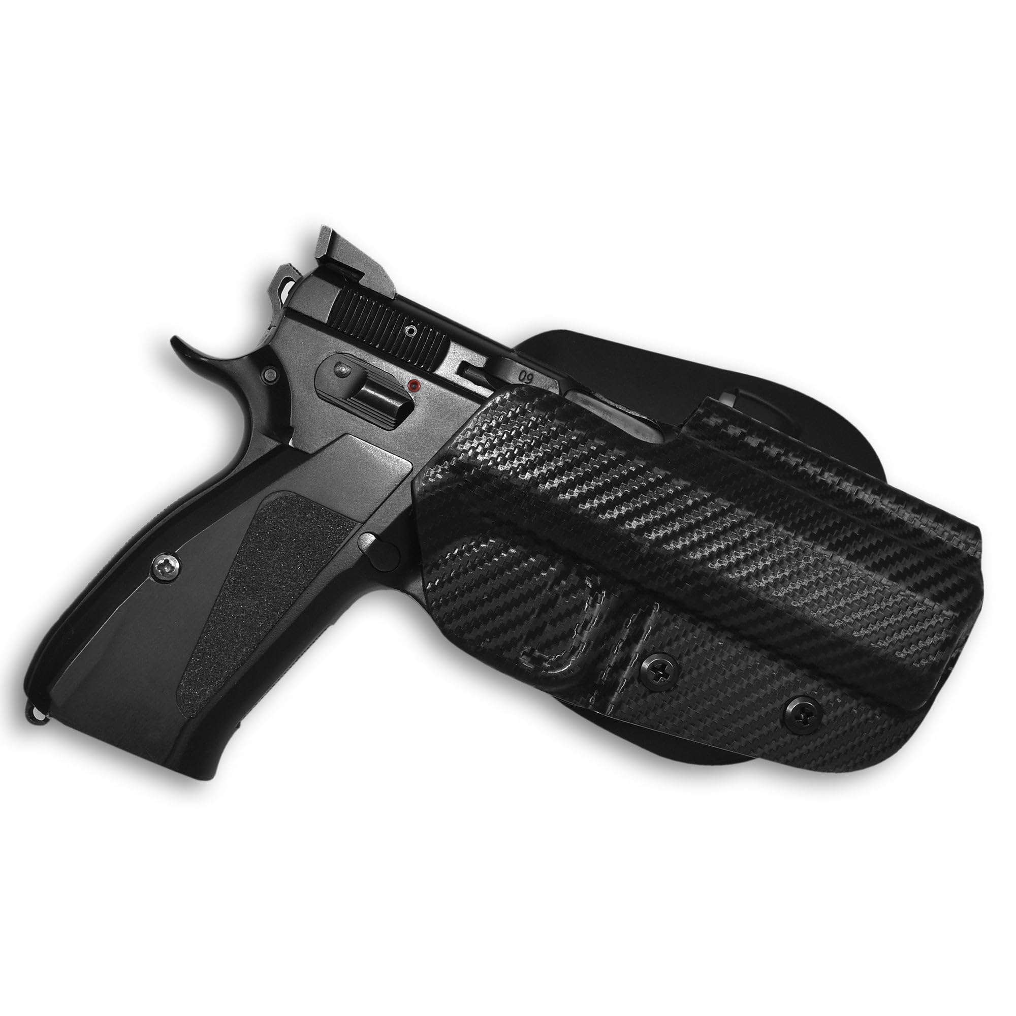 OWB Paddle Holster for CZ 75 SP-01 - Comfortable Outside Waistband Gun Holster for Concealed Carry & Range Training | Durable & Secure Pistol Holder for Everyday Use