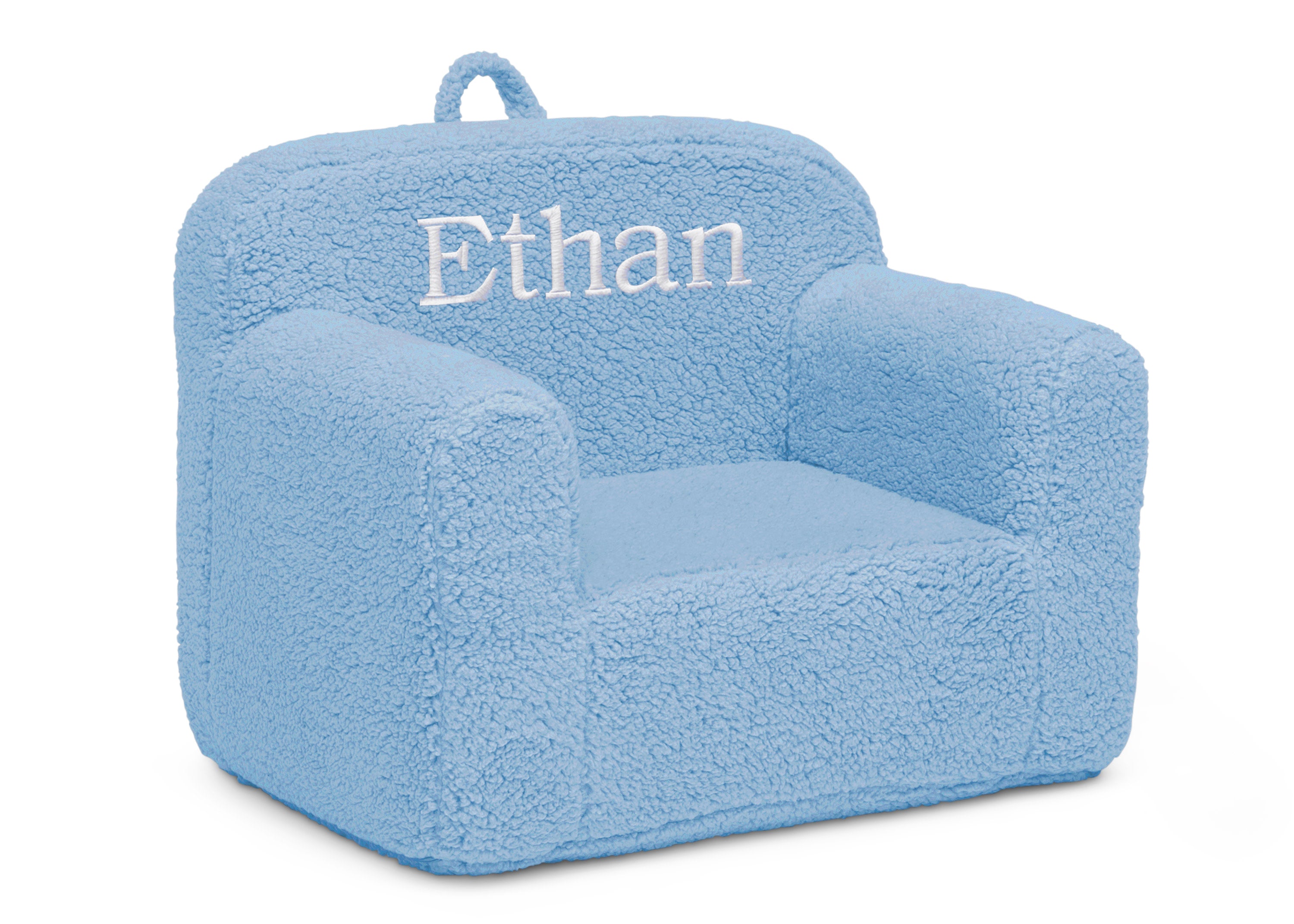 Personalized Cozee Sherpa Kids Chair - Soft Plush Comfort for Reading & Playtime - Custom Name Gift for Toddlers & Children - Perfect for Bedrooms, Playrooms & Nursery Decor