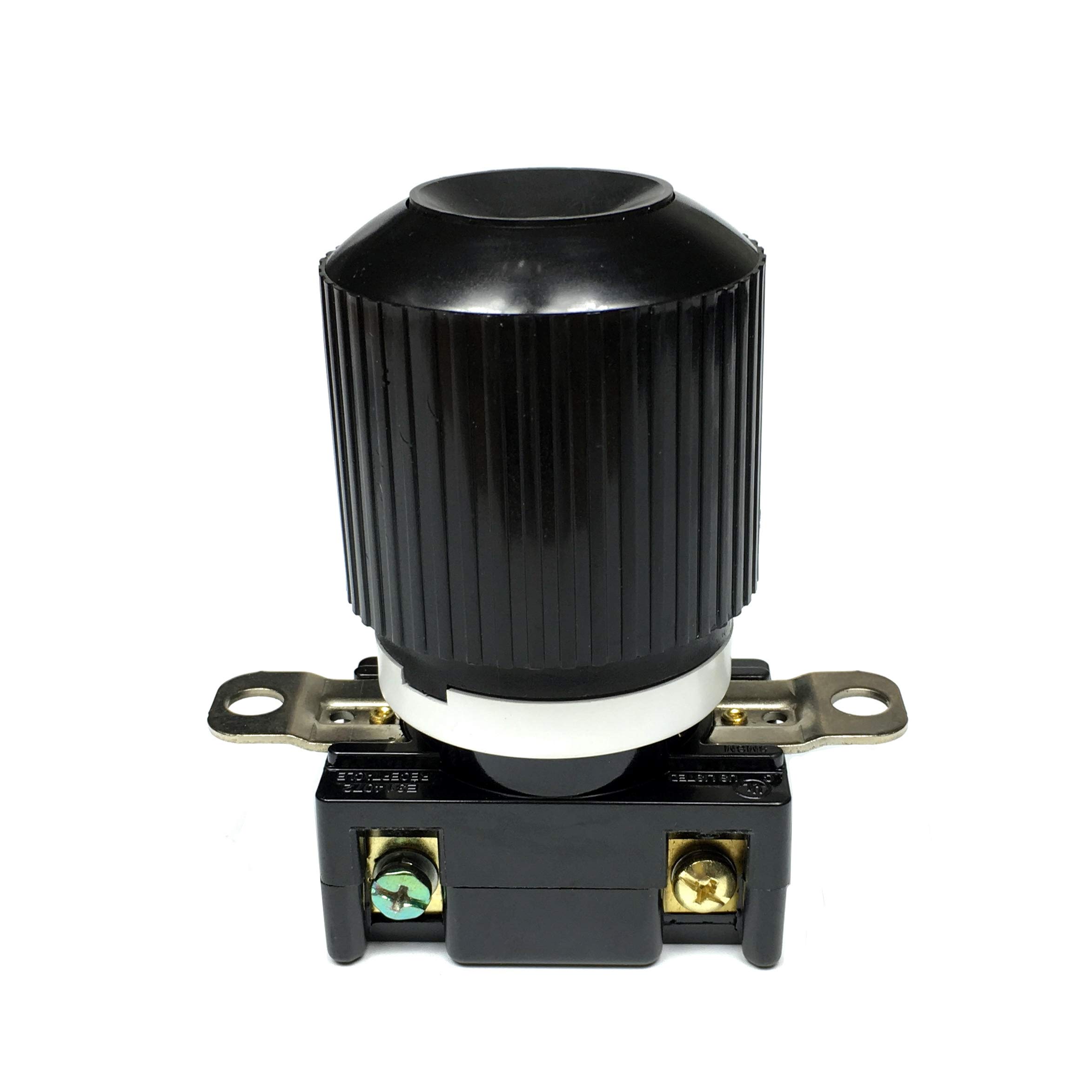30 AMP 120V/220V RV Generator Plug & Socket L14-30 - Male & Female Receptacle for RV Power Hookup, Camping & Outdoor Use