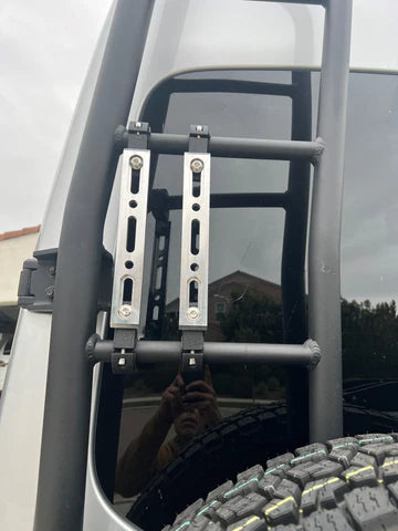 Heavy Duty Power Tank Ladder Cross Bar Mount for CO2 & Propane Tanks - Secure Off-Road Vehicle Accessory for Jeep, Truck & SUV Adventures