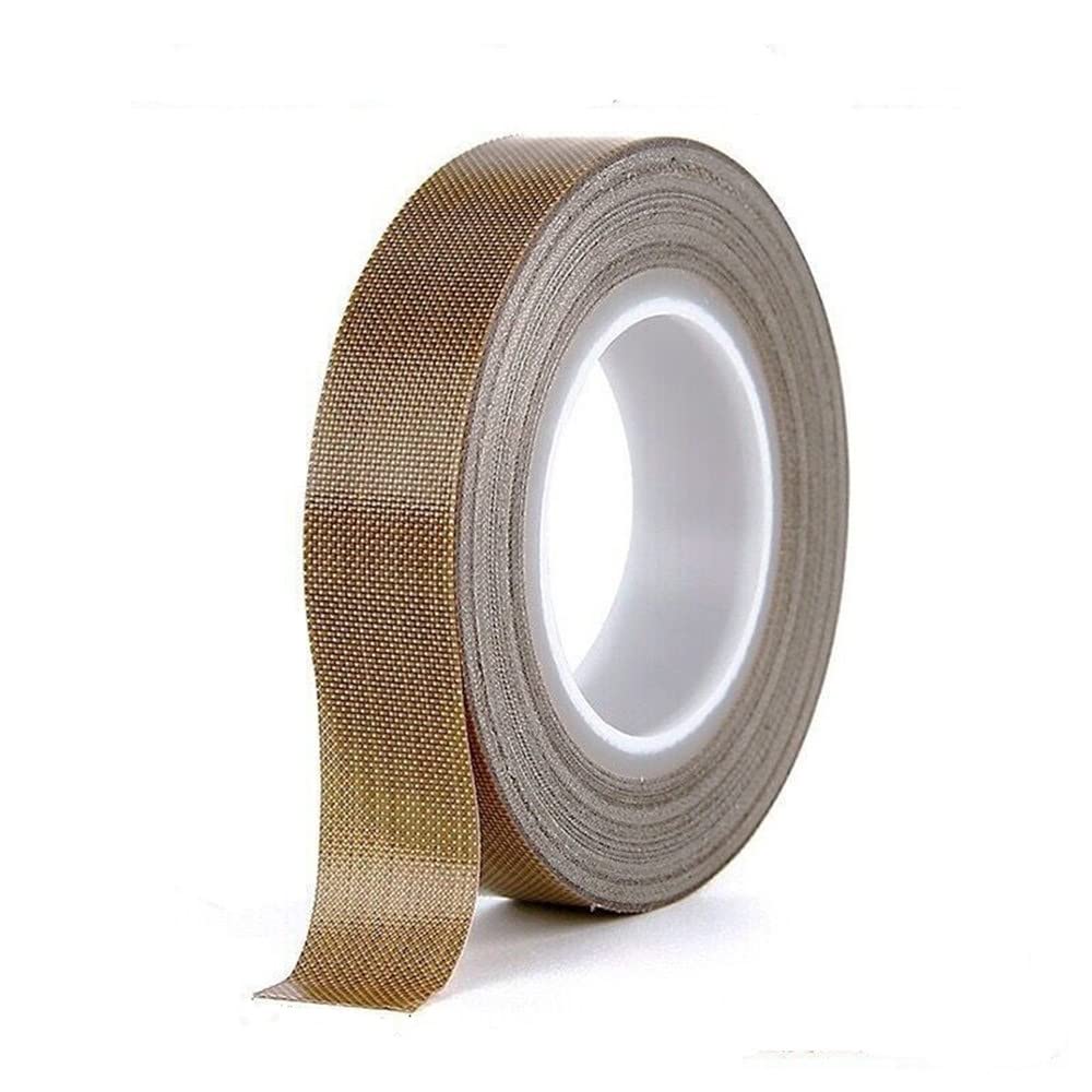 High Temp Teflon Tape 1/2-inch x 33 Feet - Low Friction, Abrasion Resistant Adhesive Tape for Wood, Furniture, Cabinets & Sealers | Perfect for Drawer Protection, Vacuum Sealing & Surface Protection in Home & Workshop