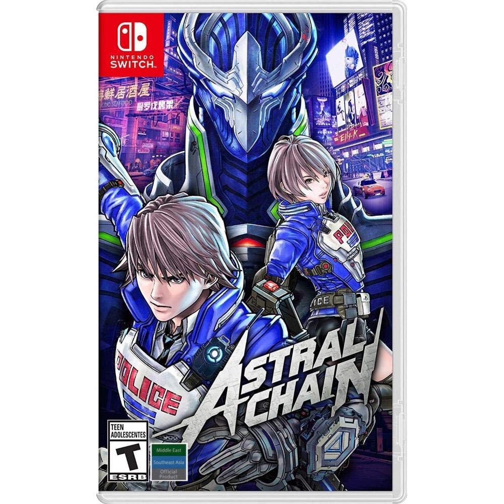 Astral Chain Action Game for Nintendo Switch - Cyberpunk Adventure with Combat & Exploration - Perfect for Solo & Co-op Gaming