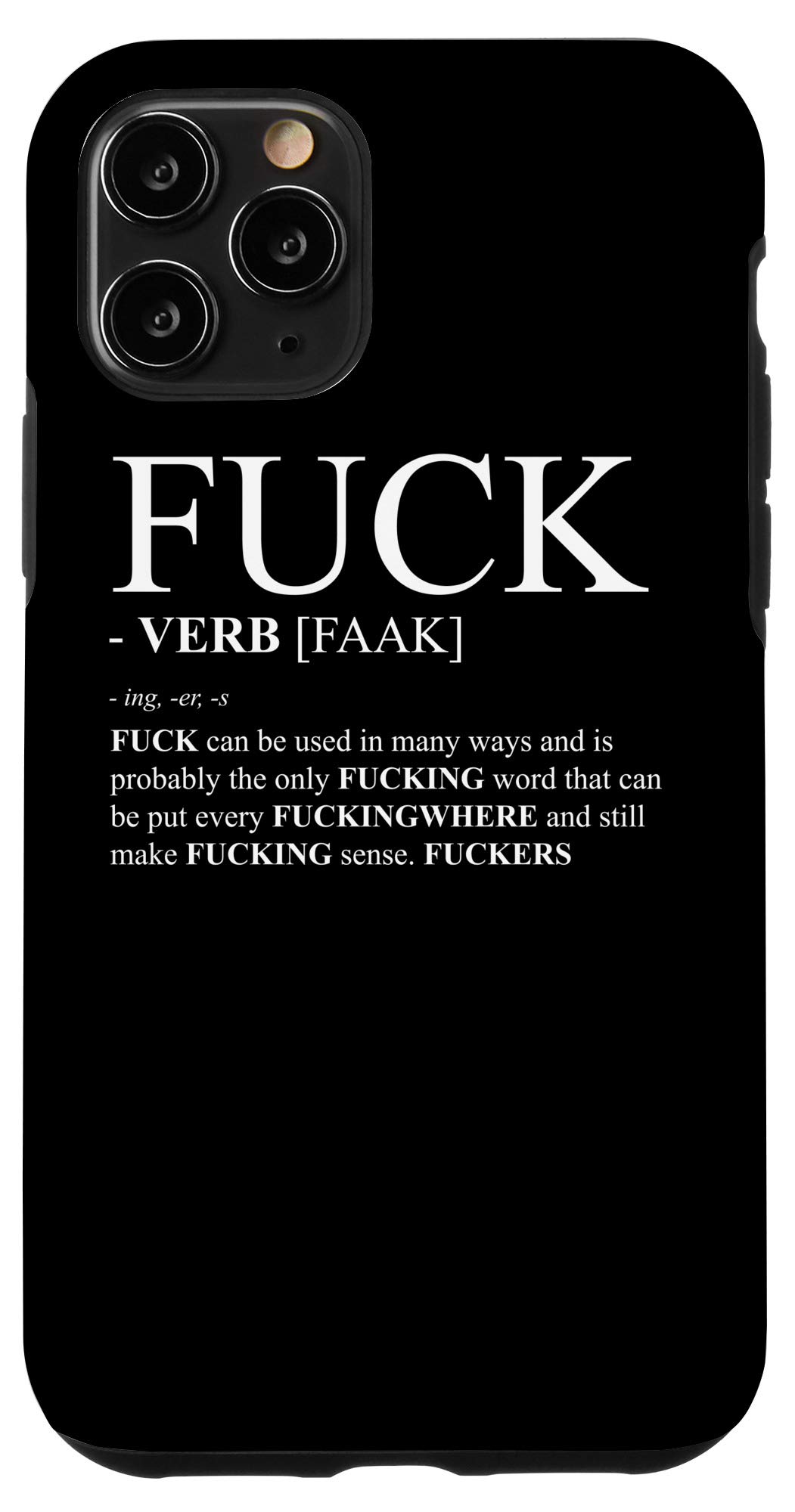 iPhone 11 Pro Case with Funny Dictionary Definition Design - Perfect Gift for Adults & Humor Lovers - Great for Daily Use, Parties, and Gag Gifts