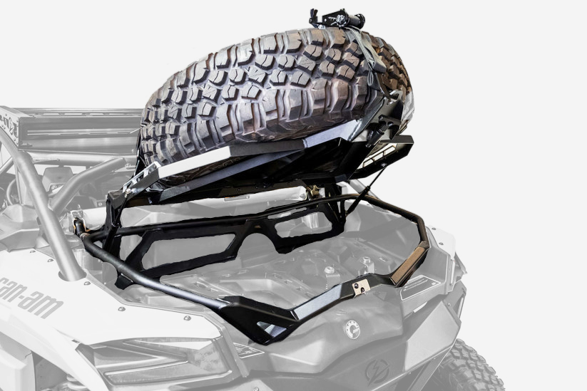 Can Am X3 Maverick Volt Series Baja Spare Tire Rack PBB210009 - Heavy Duty Off-Road Accessory for 2017-2024 Models | Perfect for Desert Racing, Dune Bashing & Trail Riding