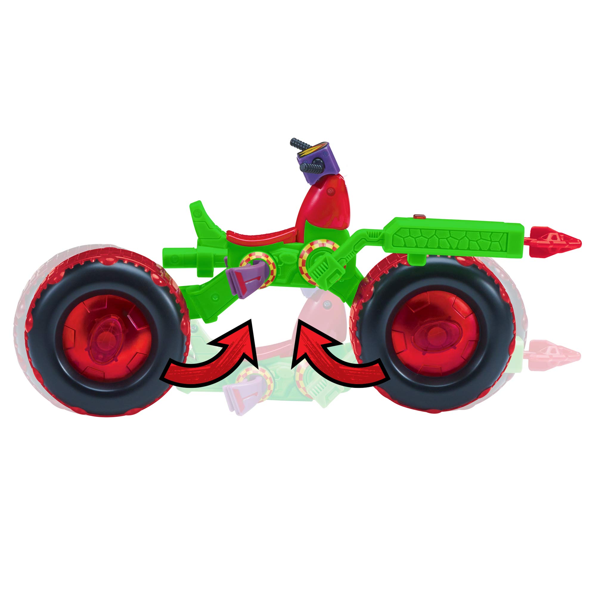 Rise of the Teenage Mutant Ninja Turtles Shell Hog Action Figure with Raphael - Collectible TMNT Toy for Kids & Fans - Perfect for Playtime, Display & Gift Giving