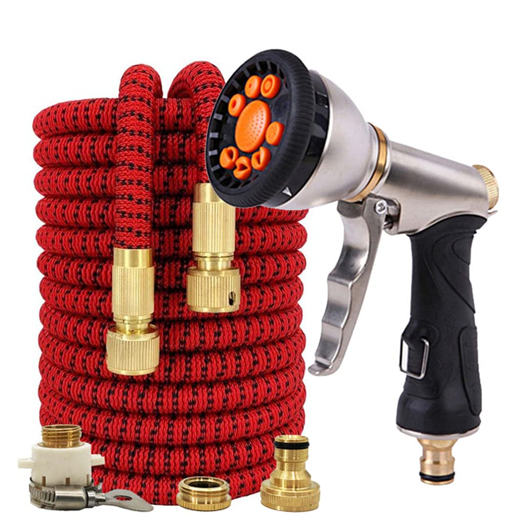 **Expandable Magic Garden Hose 25ft (7.5m) - High Pressure Latex Telescopic Hose for Car Washing, Watering Plants & Outdoor Cleaning - Lightweight & Durable**
