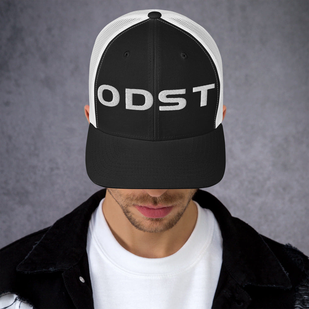 ODST Trooper Military Style Trucker Hat - Vintage Gaming & Cosplay Cap for Halo Fans - Perfect for Conventions, Costumes & Everyday Wear