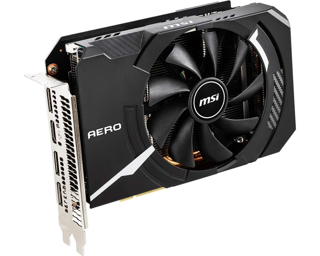 MSI GeForce RTX 2060 Aero ITX OC 6GB GDDR6 Graphics Card | 192-bit, 7680x4320, PCIe 3.0 | Renewed | Perfect for Gaming, VR & 4K Video Editing