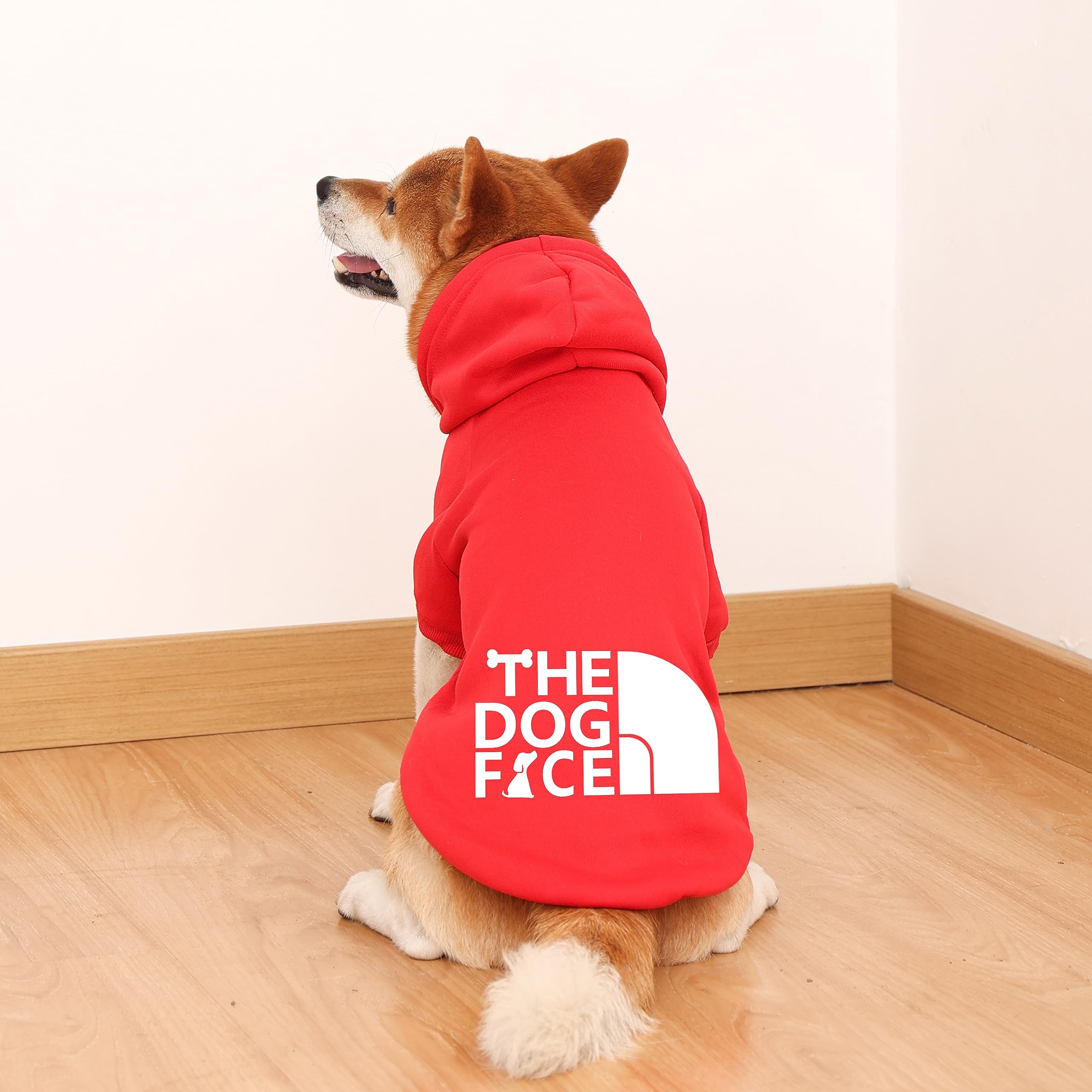 Trendy Dog Hoodie - Soft & Breathable for Small to Large Dogs - Perfect for Walks & Playtime