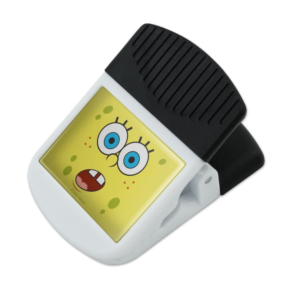 SpongeBob SquarePants Funny Fridge Magnet - Strong Magnetic Hook for Notes, Photos & Snack Bags - Perfect for Kitchen Organization & Kids' Room Decor