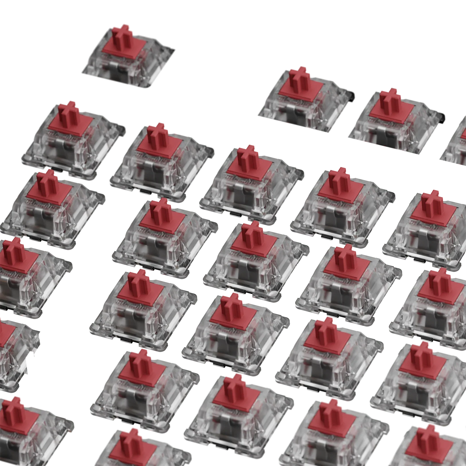Glorious Fox Heavy MX 100 ANSI Mechanical Keyboard Switches - Smooth Linear Switches for Gaming, Typing & Office Use