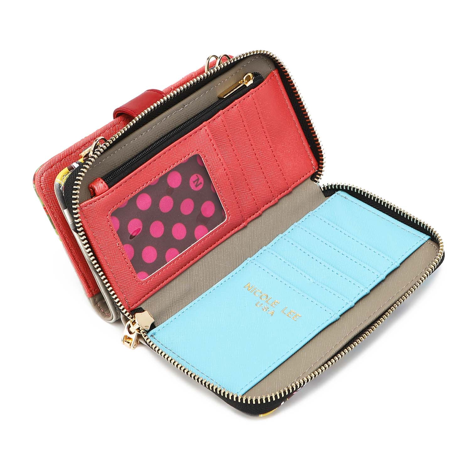 2-Piece Phone Case Crossbody Wallet - Stylish & Secure Phone Holder with Card Slots for Women - Perfect for Travel, Shopping, and Everyday Use