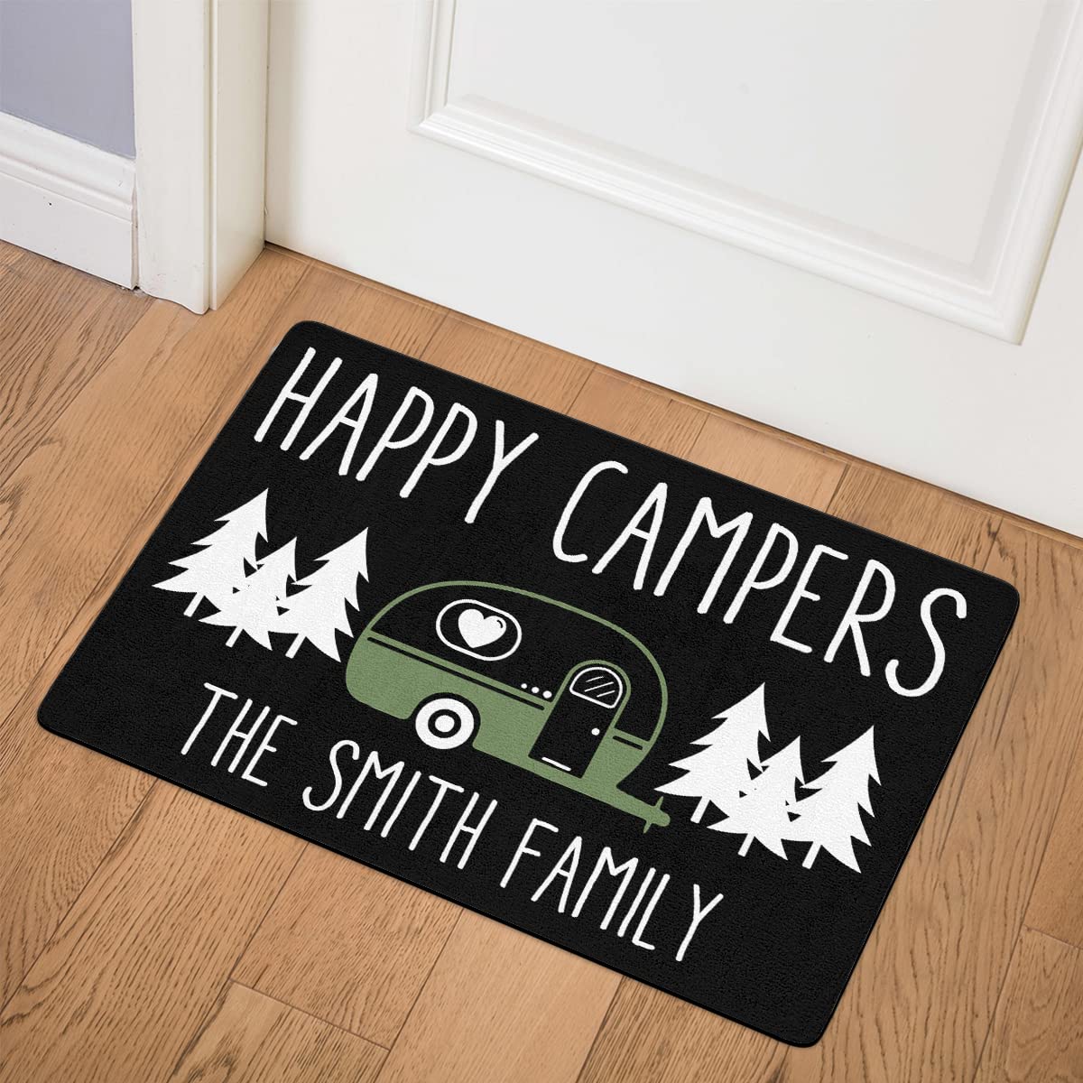 Custom RV Doormat - Personalized Camper Welcome Mat for Travel Trailers & Motorhomes - 16x24 Inch - Perfect for Camping & Outdoor Decor